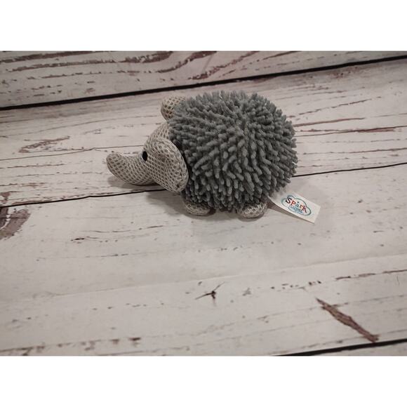 Spark Create Imagine Elephant Plush Animal Scrubs Bath Toy Scrubby Gray - Picture 3 of 6